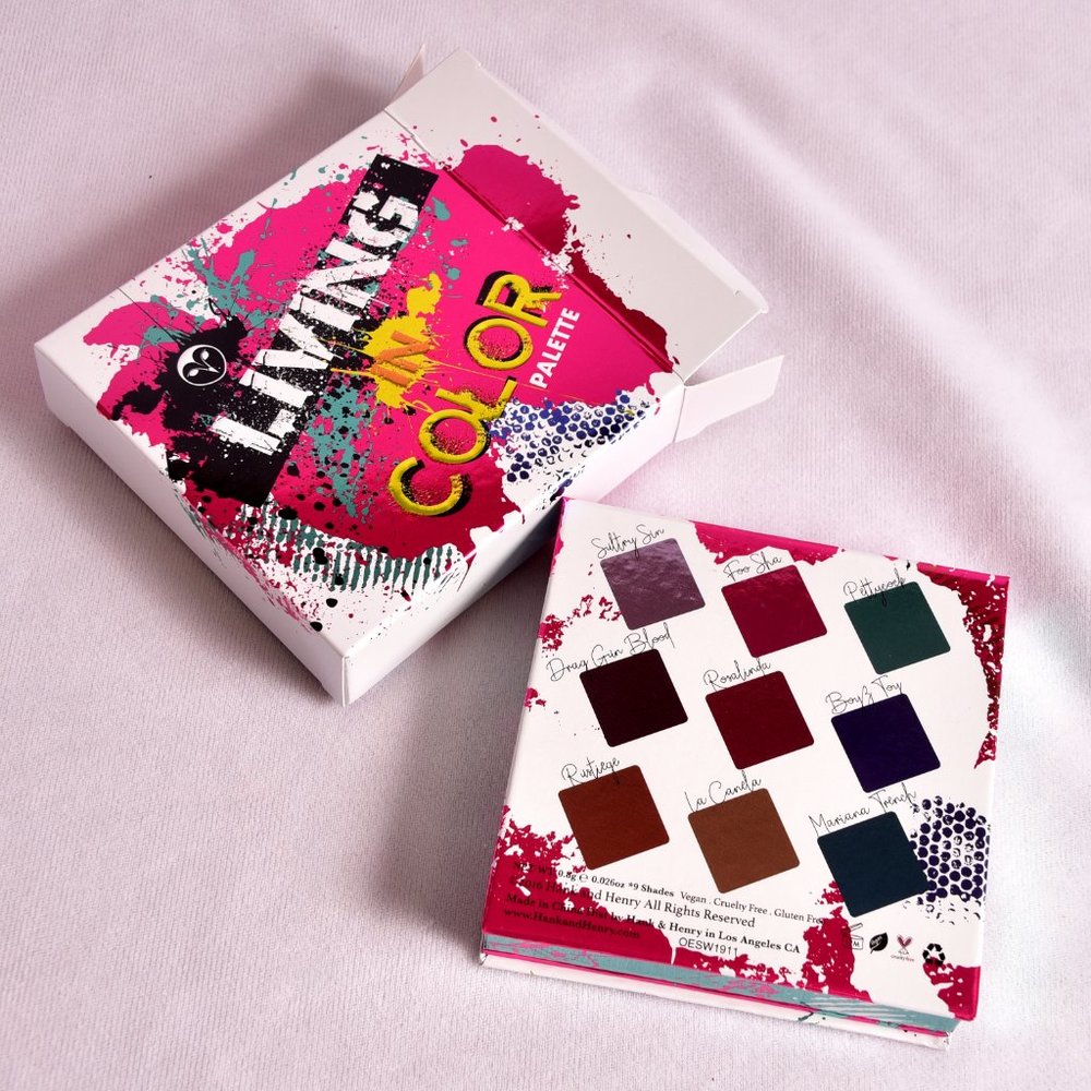 Hank & Henry Living in Color Eyeshadow Palette NEW